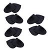 SUPVOX 6pairs Warm and Windproof Cycling Shoes Covers Half Overshoes Slip Essential Cycling Accessory Black view 1