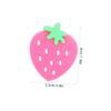 Baluue 3pcs Silicone Tennis Racket Dampener Mini Vibration Absorbers for Shock Reduction Lightweight and Easy to Install Tennis Accessory for Players Strawberry Design view 2