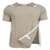 Deyeek Men's Shirt for Shoulder Surgery Tear Away Shirts Side Snap Short Sleeves Rotator Cuff Dialysis Recovery Chemo Clothing view 1