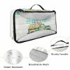 4 Set Packing Cubes for Travel Luggage Organizer Bags Easter Floral Eucalyptus Leaves Truck Wood Grain Travel Cubes for Carry on Suitcases Travel Bags Space Saving Travel Accessories (XL, L, M, S) view 3