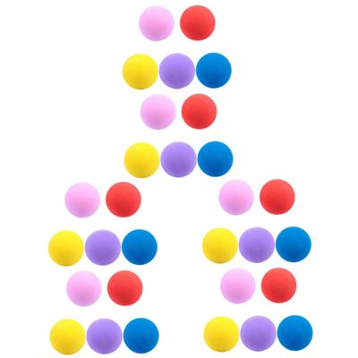 SUPVOX 30pcs Synthetic Golf Practice Balls for Boys and Girls Training Random Color