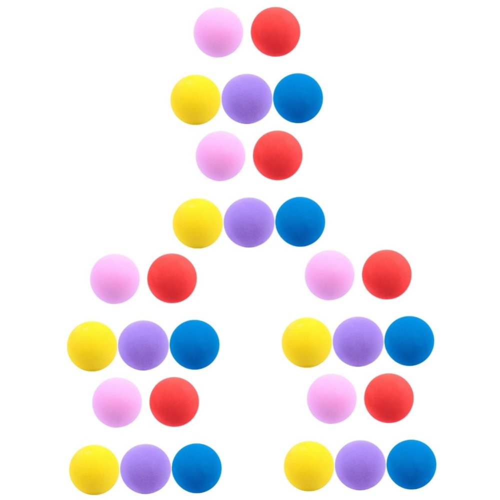 SUPVOX 30pcs Synthetic Golf Practice Balls for Boys and Girls Training Random Color