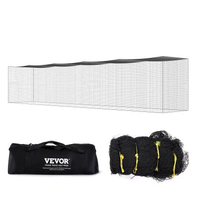 VEVOR Baseball Batting Netting,70FT Professional Softball Baseball Batting Hitting Training Net, Practice Portable Pitching Cage Net with Door & Carry Bag, Heavy Duty Enclosed PE Netting(NET ONLY)