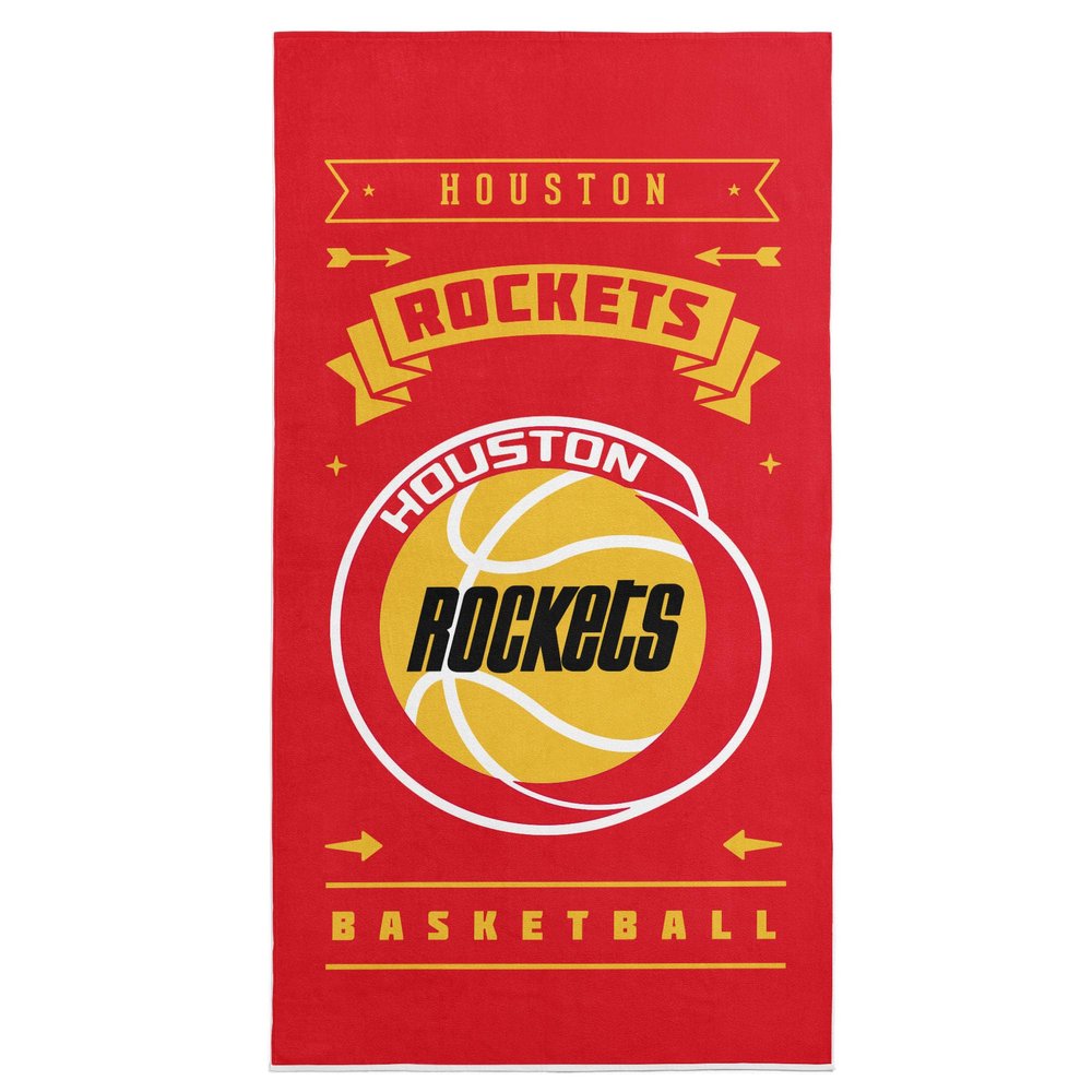 Northwest NBA Houston Rockets Beach Towel, 30" x 60", Hardwood Classics