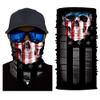 DHSOU Seamless Headwear Bandana Rave Head Wrap Face Cover Scarf Mask Neck Gaiters Warmer Balaclava Headband (6 Skull Flag Series) view 4