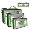 4 Set Packing Cubes for Travel Luggage Organizer Bags St. Patrick's Day Green Clover Irish Shamrock Green Buffalo Check Plaid Travel Cubes for Carry on Suitcases Travel Accessories(XL,L,M,S) view 1