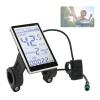KUIDAMOS Electric LCD Control Panel, 5 Pin M5 LCD Panel Screen 24V 36V 48V 60V Universal Electric LCD Meter Panel,Mounting Aperture 31.8Mm, 22.2mm Optional view 1