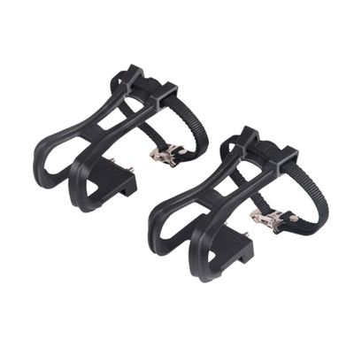 Cycling Pair Toe Clip Strap Pedal Belts 1 for Road Mountain Bike