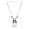 Binni s Wardrobe Oxidized Jewellery Set (Necklace, Earings, Womens), 99 cm, Metal, No Gemstone (Silver) view 1