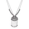 Binni s Wardrobe Oxidized Jewellery Set (Necklace, Earings, Womens), 99 cm, Metal, No Gemstone (Silver) view 2