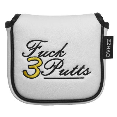 ZZHAO Golf Putter Cover Fits Most Mallet Putters | Gifts for Dad | Golf Accessories for Men | 5.5 x 4.7 x 1.2 Inches