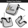 ZZHAO Golf Putter Cover Fits Most Mallet Putters | Gifts for Dad | Golf Accessories for Men | 5.5 x 4.7 x 1.2 Inches view 3