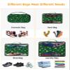 4 Set Packing Cubes for Travel Luggage Organizer Bags St. Patrick's Day Shamrocks Green Clover Leaves Travel Cubes for Carry on Suitcases Travel Bags Space Saving Travel Accessories (XL, L, M, S) view 4