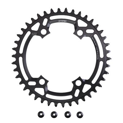DJC Stone Chainring 110BCD for Sram Apex 4 Bolts Round Chainring 34 36 38 42T 44 46T 48 50T 54 56 58T 60 Road Bike MTB 9 10 11 12s Gravel