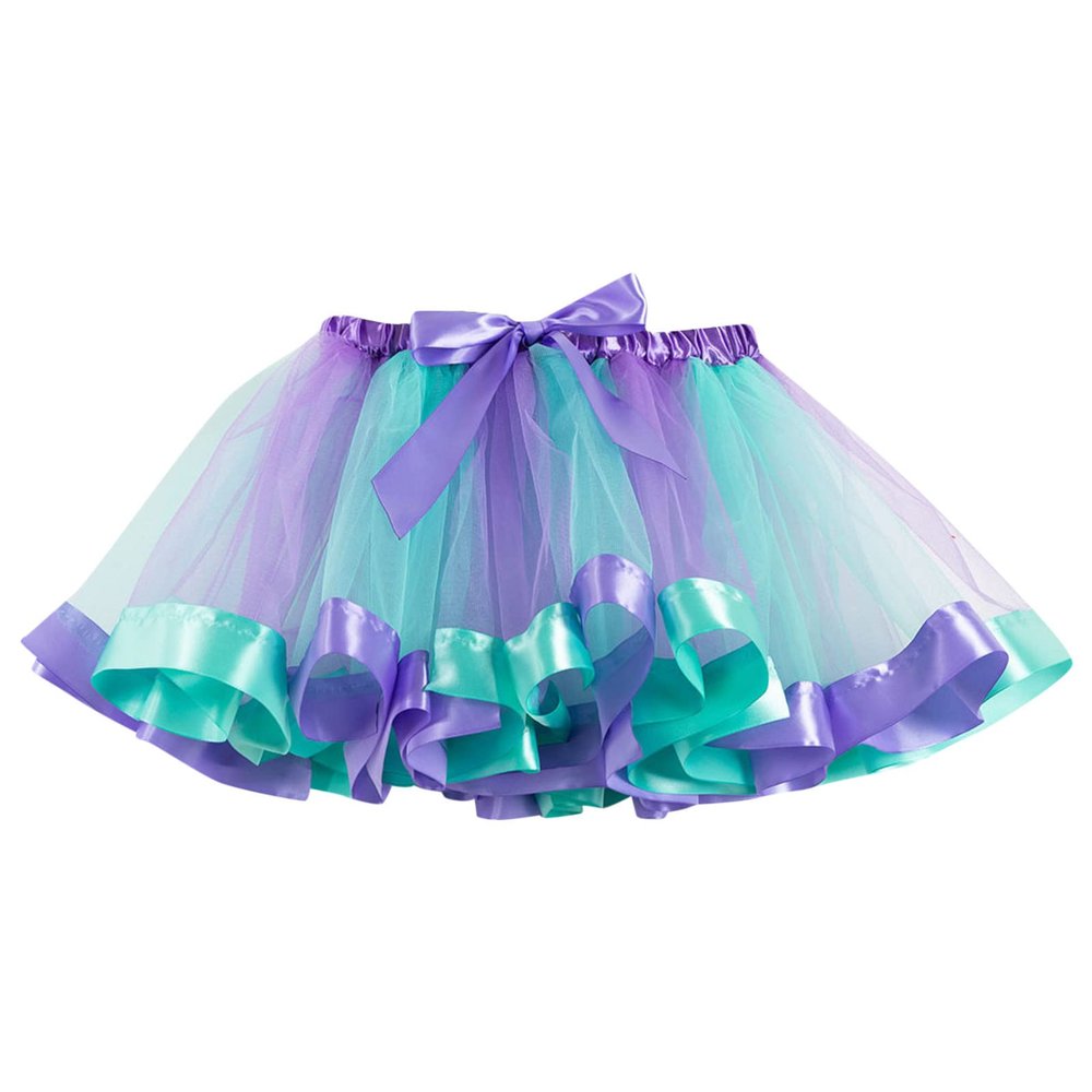 Birthday Outfit Baby Girls Soft Fluffy Tutu Skirt,Toddler Girl Tutu Skirt Sets Baby Girls Soft (Mint Green, 2-3 Years)
