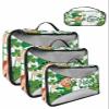 4 Set Packing Cubes for Travel Luggage Organizer Bags St. Patrick's Day Happy Leprechaun and Shamrocks Green White Travel Cubes for Carry on Suitcases Travel Bags Travel Accessories (XL, L, M, S) view 1