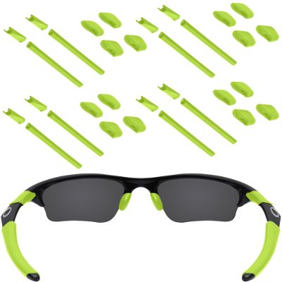 EZReplace Replacement Rubber Kits for Oakley Half Jacket/Half Jacket XLJ 4 Pairs (Green)