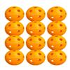 Warping Point Indoor Pickleball Balls, 12 Pack 26 Holes Orange PickleBalls, Meet USAPA Specifications, High Bounce Durable Practice Pickle Ball for Beginners Intermediate Player view 1