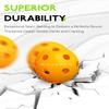 Warping Point Indoor Pickleball Balls, 12 Pack 26 Holes Orange PickleBalls, Meet USAPA Specifications, High Bounce Durable Practice Pickle Ball for Beginners Intermediate Player view 4