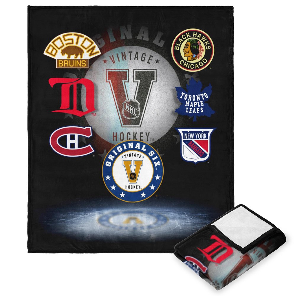 Northwest NHL First Six Silk Touch Throw Blanket, 50" x 60", First Six