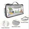 4 Set Packing Cubes for Travel Luggage Organizer Bags Easter Spring Floral Bunny Gnome Egg White Travel Cubes for Carry on Suitcases Travel Bags Space Saving Travel Accessories (XL, L, M, S) view 3