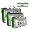 4 Set Packing Cubes for Travel Luggage Organizer Bags St. Patrick's Day Green Clover Shamrock Leaf Irish Gnome Elf Buffalo Plaid Travel Cubes for Carry on Suitcases Travel Accessories(XL,L,M,S) view 1