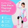 Cheekaaboo Kids Wetsuit Ages 4-12 | 2.5 mm Neoprene Long Sleeve Full Body Swimsuit | Thermal UPF 50+ Sun Protection Sunsafe Suit for Boys & Girls view 2
