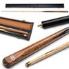 KARFRI Tacos de billar profesionales One-Piece Straight Snooker Chinese Style Black Eight Pool cue 10MM with Box Suitable for Men and Women(Color:1), Size view 1