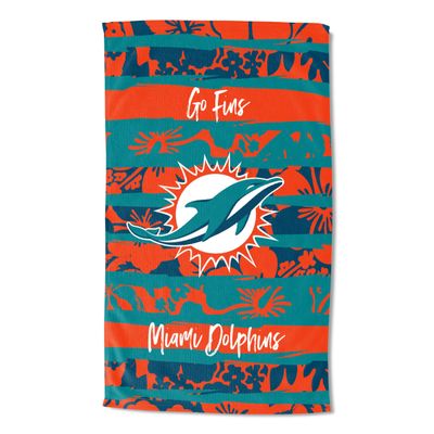 Northwest NFL Miami Dolphins Beach Towel, 35 x 60, Pocket