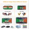 4 Set Packing Cubes for Travel Luggage Organizer Bags Happy St. Patrick's Day Irish Flag and Four Leaf Clover with Retro Wooden Board Travel Cubes for Carry on Suitcases Travel Accessories(XL,L,M,S) view 4