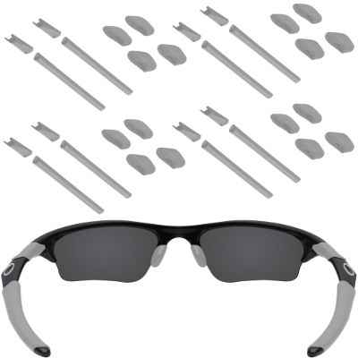 EZReplace Replacement Rubber Kits for Oakley Half Jacket/Half Jacket XLJ 4 Pairs (Grey)