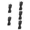 BESPORTBLE 2pcs Wear-Resistant Leather Archery Glove Adjustable Three Finger Protector for Hunting and Shooting Lightweight Forearm Guard for Adults and Comfortable Design