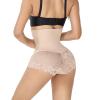 Zzalalana Shapewear Lingerie for Women Tummy Control Panties High Waisted Slimming Body Shaper Seamless Lace Underwear Beige view 3