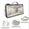 4 Set Packing Cubes for Travel Luggage Organizer Bags Easter Bunny Plant Burple Background Travel Cubes for Carry on Suitcases Travel Bags Space Saving Travel Accessories (XL, L, M, S) view 3