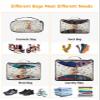 4 Set Packing Cubes for Travel Luggage Organizer Bags Easter Bunny Plant Burple Background Travel Cubes for Carry on Suitcases Travel Bags Space Saving Travel Accessories (XL, L, M, S) view 4
