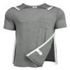 Deyeek Unisex Shirt for Shoulder Surgery Tear Away Shirts Side Snap Short Sleeves Rotator Cuff Dialysis Recovery Chemo Shirts view 1