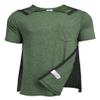 Deyeek Post Shoulder Surgery Shirts Tear Away Snap Button Dialysis Clothes Broken Arm Recovery Gifts Hospital Gowns for Men view 1
