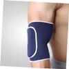 GANAZONO Padded Elbow Sleeve Support Thick Knitted Sponge Compression Brace for Basketball Volleyball Weightlifting Yoga Blue Color for Joint Protection and Pain Relief view 2