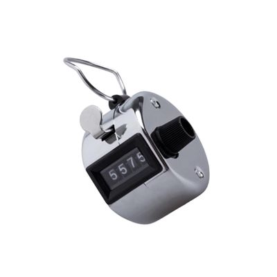 SUPVOX 4pcs Heavy Duty Metallic Hand Tally Counter Clicker for Sports Events and Knitting up to Construction Portable and Easy to Use