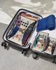 4 Set Packing Cubes for Travel Luggage Organizer Bags Happy Easter Cute Rabbit Bunny with Spring Floral Leopard and Plaid Print Travel Cubes for Carry on Suitcases Travel Accessories(XL,L,M,S) view 4