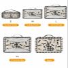 4 Set Packing Cubes for Travel Luggage Organizer Bags Easter Geometric Bunny Carrot Beige Black Plaid Travel Cubes for Carry on Suitcases Travel Bags Space Saving Travel Accessories (XL, L, M, S) view 2