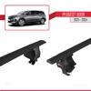 accessorypart Compatible with Peugeot 5008 II (P87) Post-Facelift 2021-2024 ACE-4 Car Roof Rack Cross Bar Black Aluminium 2 Bars view 4