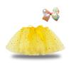 AIMAOMI Tutu for Girls Layer Dress Up Tutu Polka Dot Skirts Ballet Skirts for Dress Birthday Party Christmas (Yellow, 2-4 Years) view 2