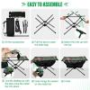 SDMKA Mushroom and Flower Outdoor Folding Table for Camping, Beach & Picnic  Portable, Easy-to-Carry Camping Side Table with Durable Bag for BBQ, Camp Use view 4