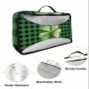 4 Set Packing Cubes for Travel Luggage Organizer Bags St. Patrick's Day Lucky Shamrock Green Plaid Travel Cubes for Carry on Suitcases Travel Bags Space Saving Travel Accessories (XL, L, M, S) view 3