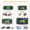 4 Set Packing Cubes for Travel Luggage Organizer Bags St. Patrick's Day Lucky Shamrock Green Plaid Travel Cubes for Carry on Suitcases Travel Bags Space Saving Travel Accessories (XL, L, M, S) view 4
