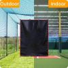 Easy Hang Baseball Backdrop Batting Cage Softball Pitching Target with Strike Zone Wear Resistant Simple Black view 3
