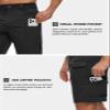 Moosehill Men's Hiking Cargo Shorts Quick Dry Work Shorts for Men Casual Tactical with 7 Pockets Waterproof No Belt Black view 4