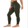 CRZ YOGA Womens Butterluxe High Waisted Yoga Leggings 28" - Double Seamed Buttery Soft Comfy Athletic Gym Workout Pants Olive Green Large view 1