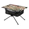 SDMKA Mushrooms Beige Outdoor Folding Table for Camping, Beach & Picnic  Portable, Easy-to-Carry Camping Side Table with Durable Bag for BBQ, Camp Use view 1